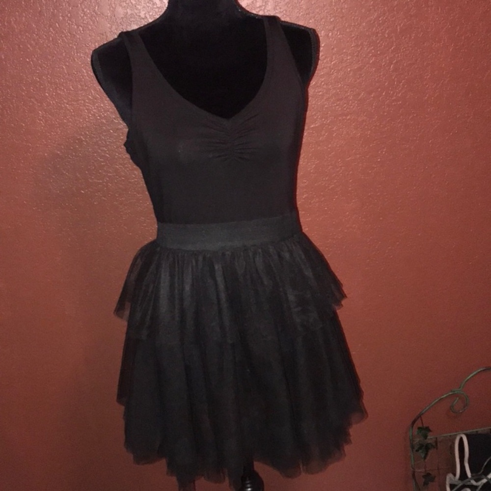 H & M Black Tutu Dress
